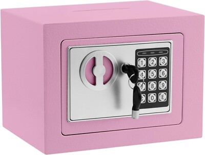 Small Safe Box 0.2 Cubic Feet Electronic Digital Keypad Safe Home  Office Hotel