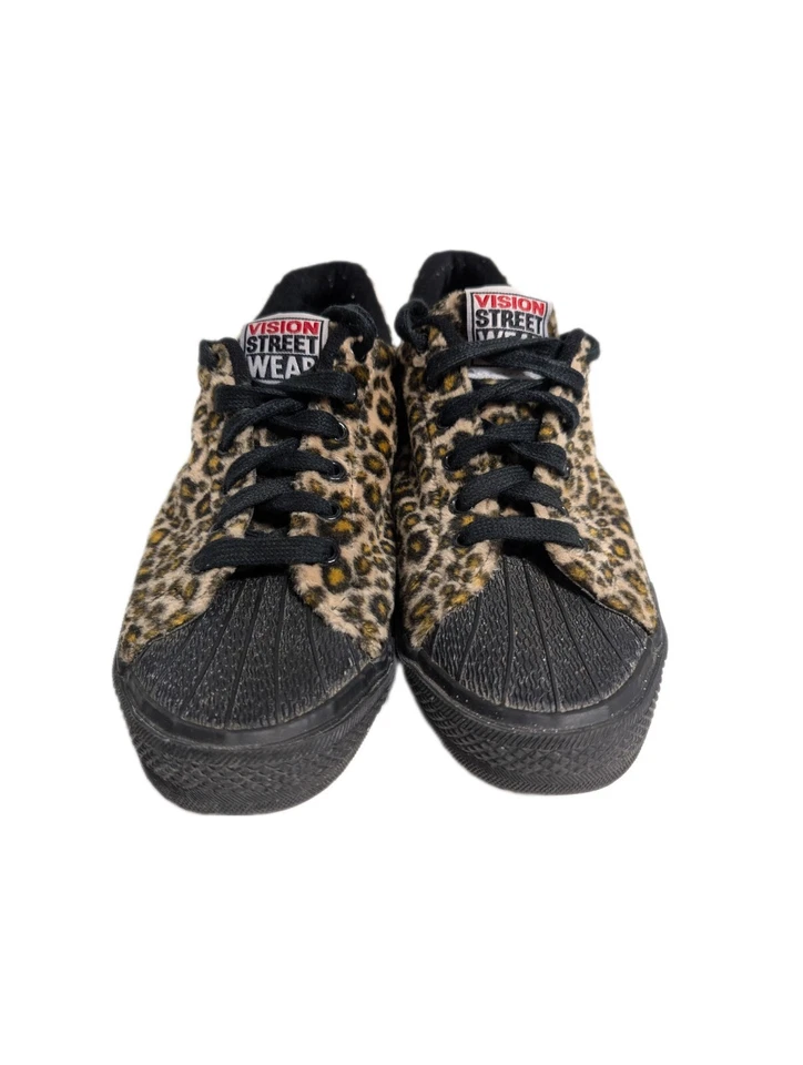 VISION STREETWEAR 1986 леопард животных печать низкий верхний скейтборд обувь размер 10,5 - Изображение 2 из 4