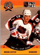 1990 Pro Set Hockey Brian Leetch