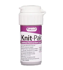 Premier Dental 9007553 Knit-Pak Knitted Plain Retraction Cord 100" Size #0