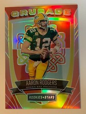 2017 Rookies & Stars Aaron Rodgers Packers Crusade #7 RED Prizm SP 41/99