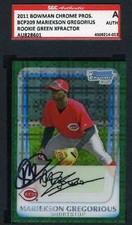 Didi Gregorius 2011 Bowman Chrome Rookie Sgc Coa Autograph Authentic Hand Signed