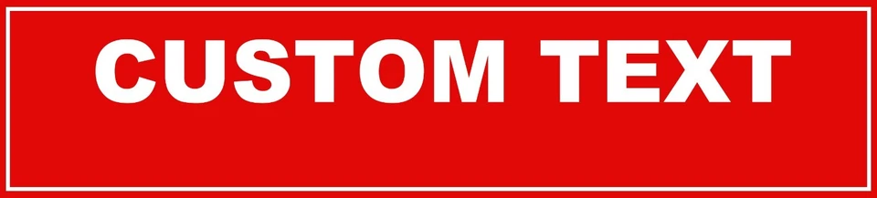 Letrero de calle de metal de aluminio personalizado placa de 3"x12" MUCHOS COLORES Foto 4 de 4