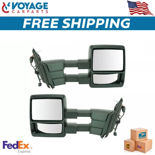 Front Tow Mirror Power Heated Puddle Light Pair For 2011-15 Expedition Navigator