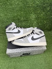 Preços baixos em Jordan 1 Retro OG High White Cement | eBay
