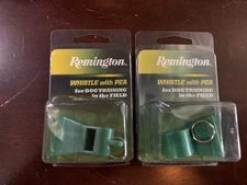 WHISTLE with Pea for dog training in the field Lot x2pks Remington loud, shrill
