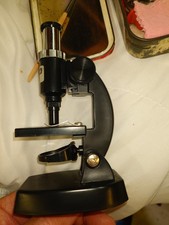 Bandai Japan Powerful Microscope Vintage with job lot of slides