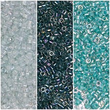 Miyuki Delica 11/0 Seafoam Mist Collection DB078, DB084, DB079