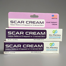 2pk Drs. Pharmacy Scar Therapy Cream 1 oz Allantoin 0.5 FREE SHIPPING