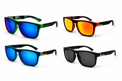 Sport Sonnenbrille Polarized Spiegelgläser UV Schutz Damen und Herren