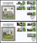 Pair of 2009 GB Castles of Northern Ireland Smilers Benham BLCS SP17 FDC