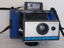 Cámara terrestre automática Polaroid modelo 210 funcionando probada batería mod excelente