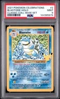 2021 Pokemon Celebrations Classic Collection BLASTOISE #2/102 MINT PSA 9