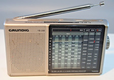 Grundig Yacht Boy 208 YB208 FM MW LW SW 12 Band Portable Radio Receiver Silver