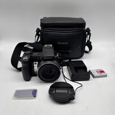 Sony Cyber-shot DSC-H7 8.1MP Digital Bridge Camera 15x Zoom Lens Bundle Black