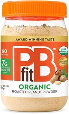 (Free Duty Tax) PBfit 8 Ounce Organic Peanut Butter Powder, Powdered Peanut