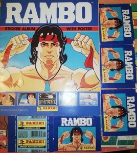 Rambo starter pack album and 5 packs