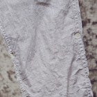 Flax Drawstring Waist Pants. Checkered Pattern. Medium. — photo 2