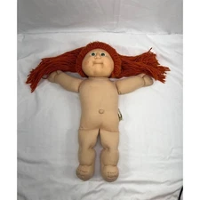 Vintage 1978, 1982 Cabbage Patch Kid, Red Hair with Green Eyes