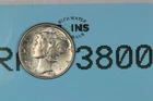 1939 AU BU 10C MERCURY HEAD SILVER DIME Early US Type RAW-3800