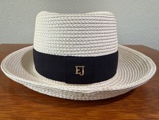 Eric Javits Classic Straw Packable Fedora Sun...