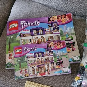 Lego Friends Heartlake Hotel 41101, 1552 Pieces, books, no box, bags 5-11 New 