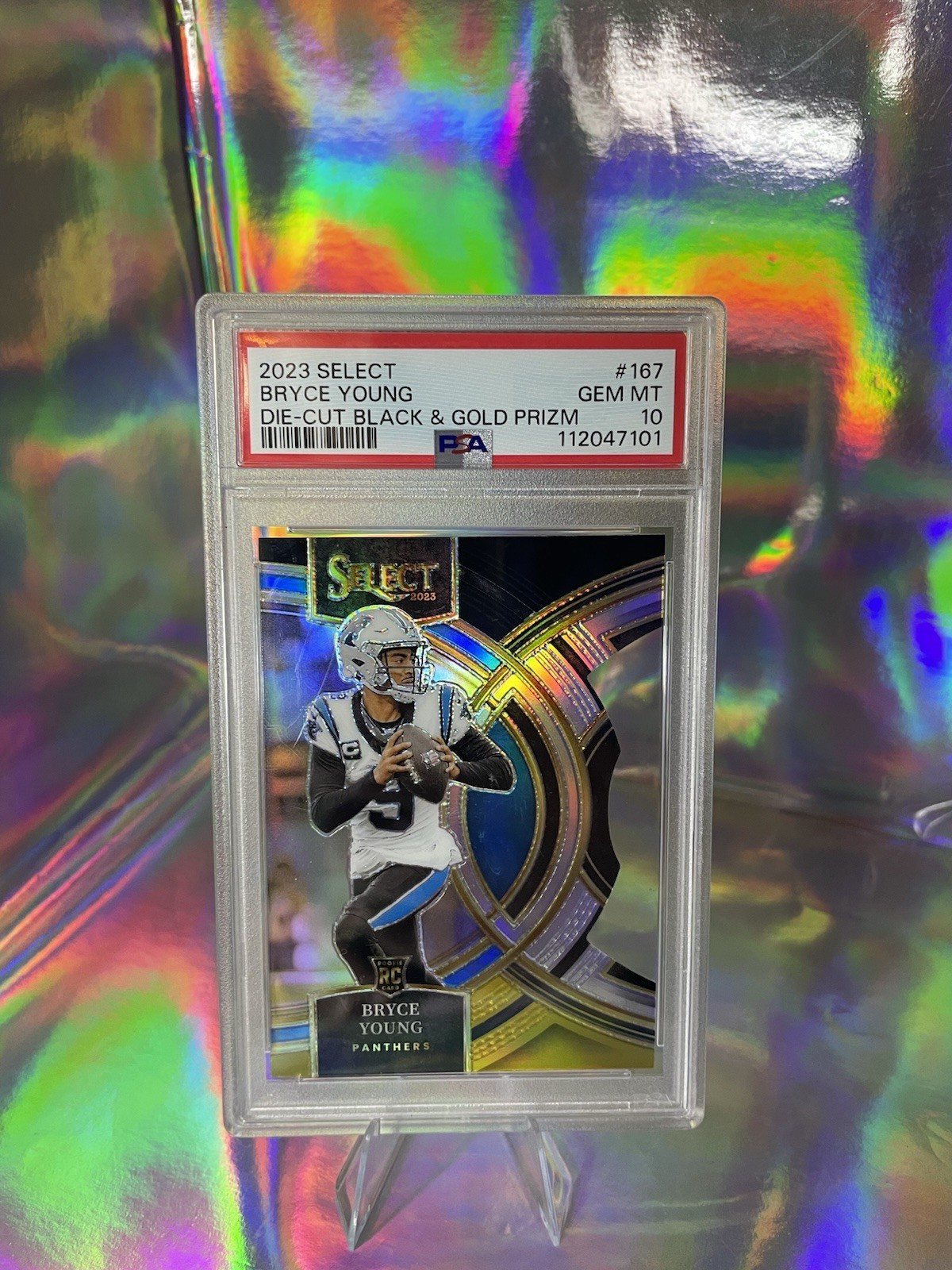 Bryce Young Panini Select #167 Gold