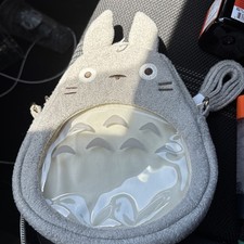 Studio Ghibli - My Neighbor Totoro Outing Pochette 10  Bag - Ensky Gray NWT