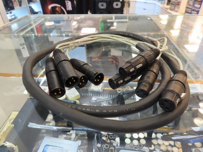 8-channel Audio Brilliance multi pair shielded Cable XLR Male to XLR Female  1,5