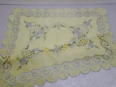 Mnw2G5 - Design Tischdecke Stickerei - Vintage - 82,5 cm x 82,5 cm