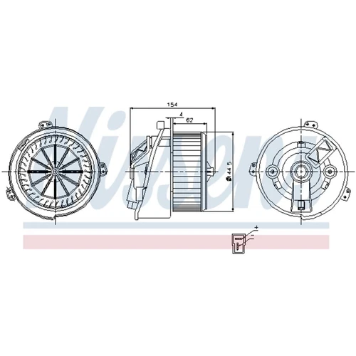 Innenraumgebläse NISSENS 87129 - Bild 8 von 8