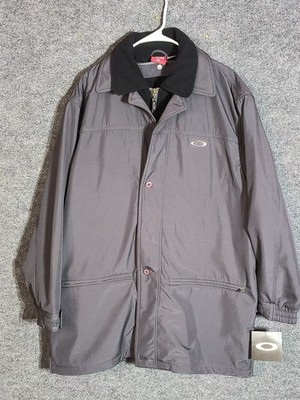 Oakley 9MM Version Jacket Mens Slate Gray, Fleece Removable lining Ski Snowboard