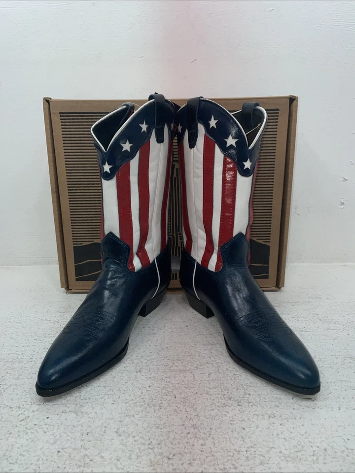 New Youth Flag Laredo Cowboy Boots. 1644 4 M. 22-87 - Image 3 of 4