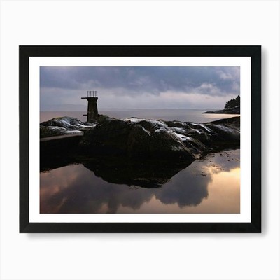 Norwegian Coast Art Print Framed Wall Art Poster Canvas Print Picture