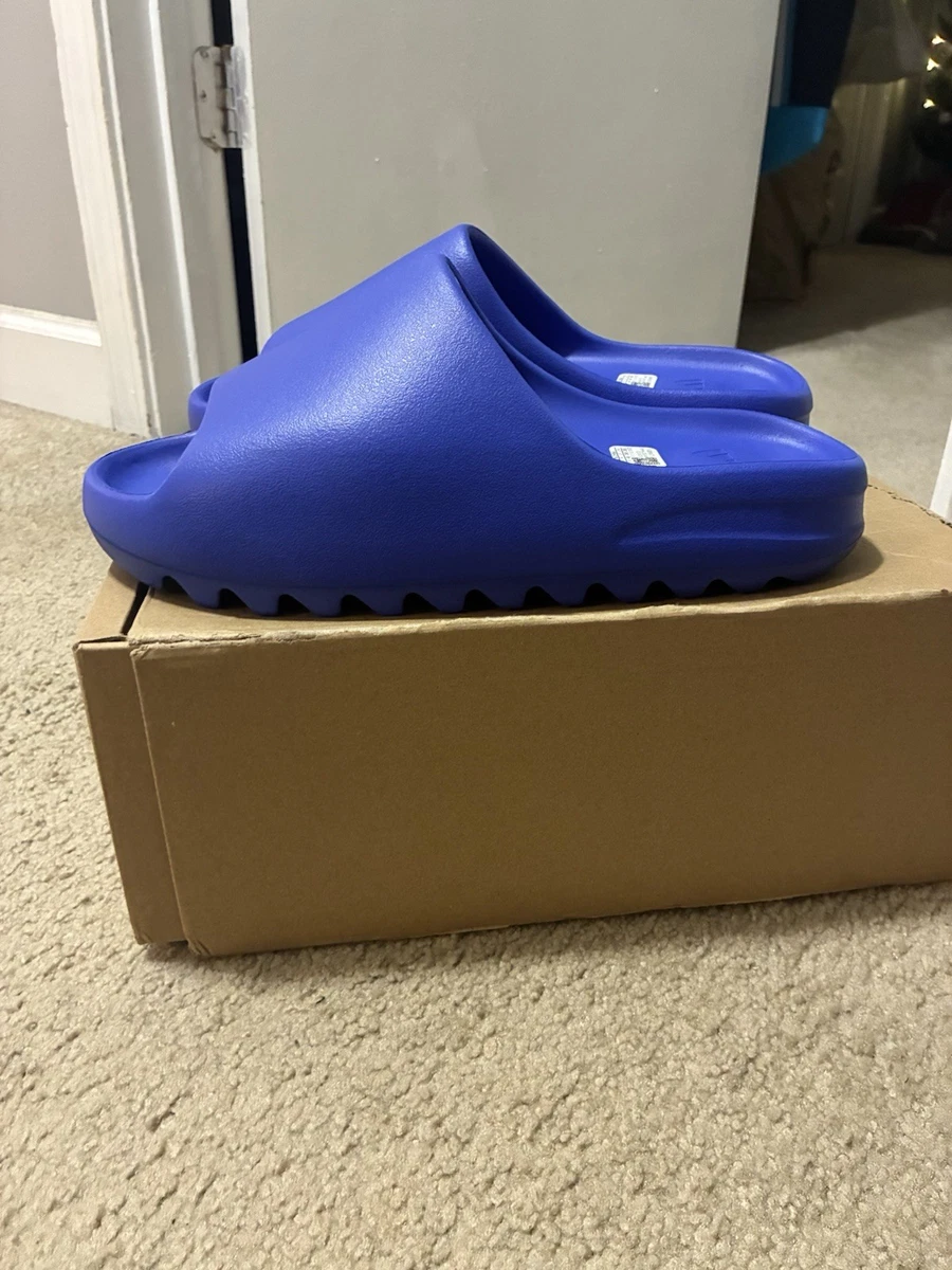adidas Men\'s Blue Slide Foam Clog adidas Adifom IIInfinity Slides - Blue | Free Shipping with  main image 4