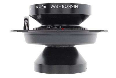 MINT w/Case】 Nikon Nikkor SW 90mm f/8 S Copal 0 Large Format Lens