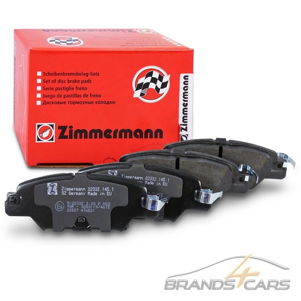 Zimmermann BremsbelÄGe BremsklÖTze Satz Hinten FÜR Mazda CX-5 KE GH KF-image