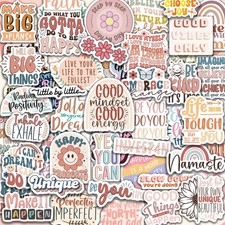 300PCS Motivational Stickers for Vision Board by Puraesla Water Bottles Multi