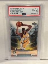 2007-08 Upper Deck NBA Rookie Kevin Durant #11 (RC) PSA 10 Basketball Card. rookie card picture