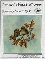 Mourning Doves by Crossed Wings Collection cross stitch pattern