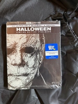 HALLOWEEN 4K ULTRA HD BLU-RAY LE STEELBOOK ONLY @ BEST BUY MCFARLANE ART COVER