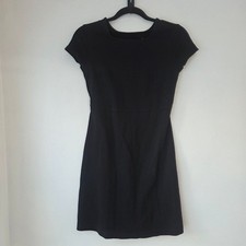 Everlane Black Essential Dress Casual Stretch Basic Short Sleeve Women's XS