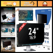 24" Privacy Screen Filter for Computer Monitor 16:9, Anti-Glare, Eye Protection,