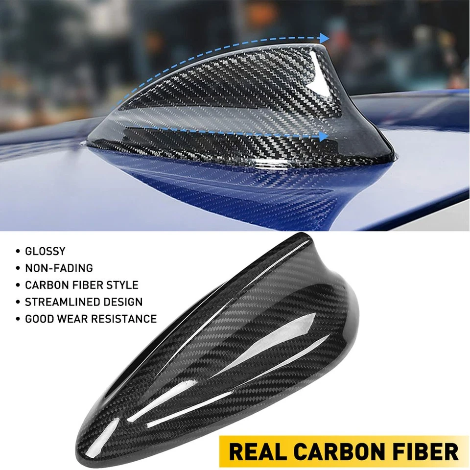 1/2set SHARK FIN ANTENNA COVER CAP FOR BMW F30 F22 F32 F36 F80 M3 M - Imagem 2 de 4