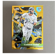 2025 Topps Cosmic Chrome Kameron Misner Gold Interstellar Refractor RC /50 Rays