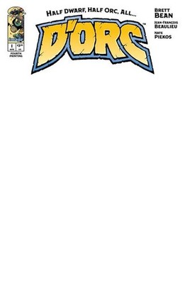D'ORC #1 - COVER B BLANK SKETCH VARIANT 