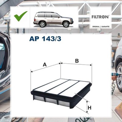 Filtron Luftfilter TOYOTA LAND CRUISER 100 (_J1_) 4.7 (UZJ100_)