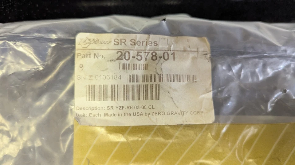 Pára-brisa gravidade zero transparente 20-578-01 Yamaha YZFR6S/YZF-R6 03-05 YZF-R6S 06-09 - Imagem 4 de 4