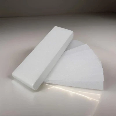 TIFFORA 100 x Paper Strips Wax Leg Body Non - Woven Waxing Professional Quality
