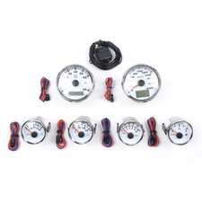 Universal 6 Gauge Kit Gps Speedometer Fit Car Marine Boat Truck Yacht Waterproof Universal 6 Gauge Kit Gps Speedometer Fit Car Marine Boat Truck Yacht Waterproof